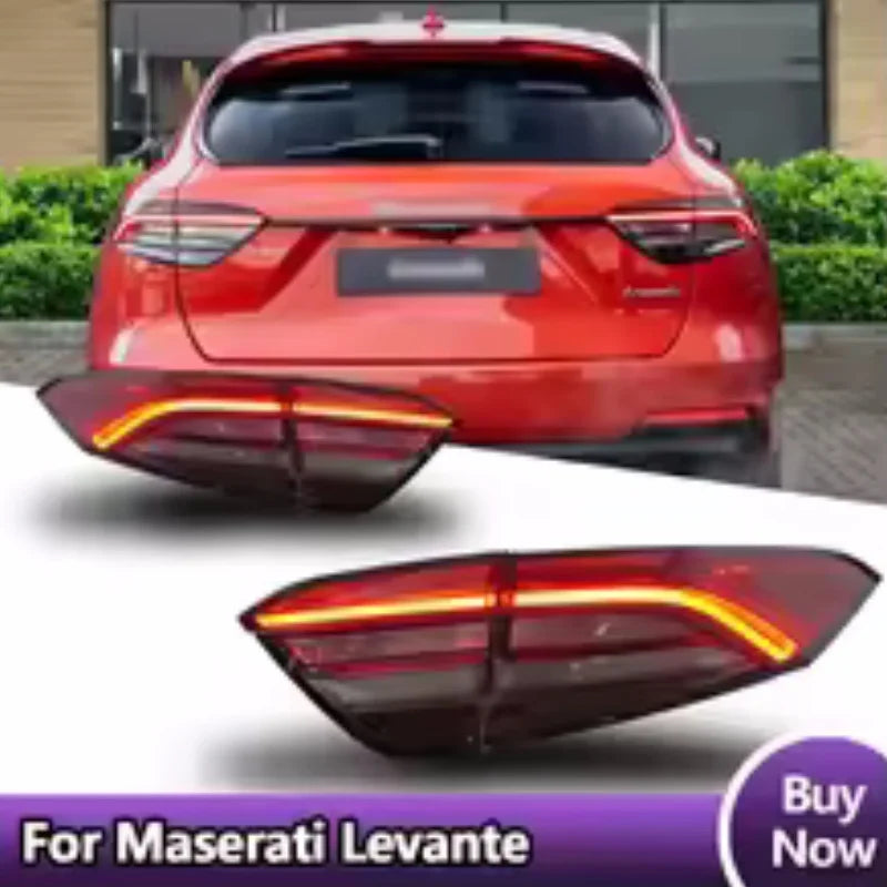 Car Taillight Lights For Maserati Levante 2016-2021 Tail Lamps Rear Turn Signal Brake Ligh