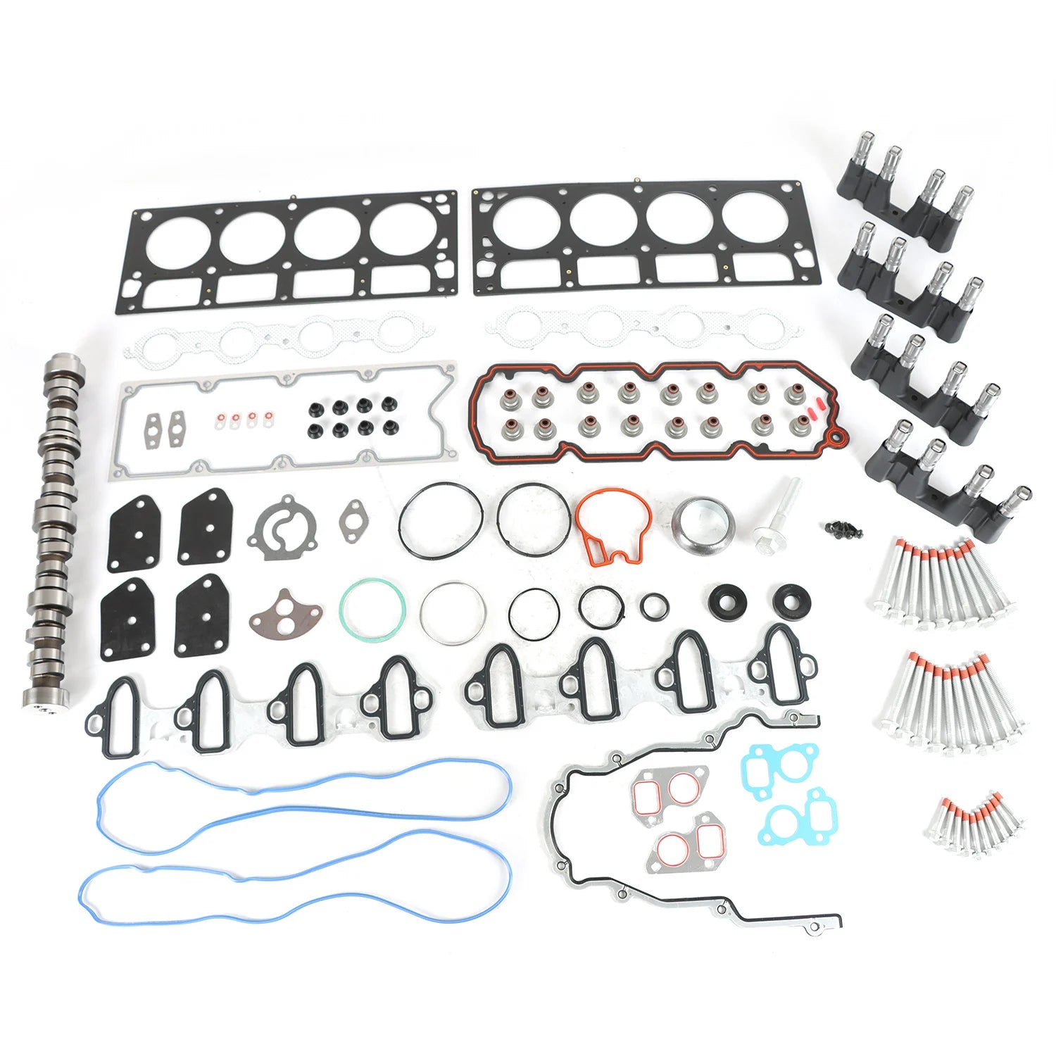 SINOCMP Camshaft Gasket Set Bolts Lifters For 2007-2013 Chevy Silverado GMC 5.3L Gen IV En