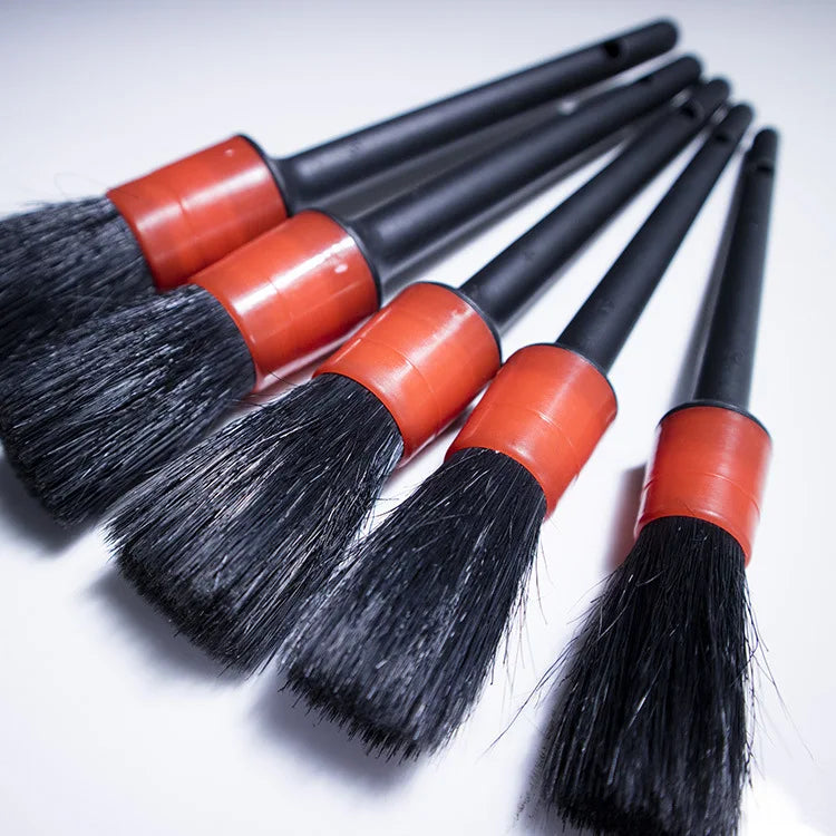 1/5pcs Car Cleaning Brush Kit Car Detailing Details Brush Gap Brush Car Wash Brushes For Cars A - Automotive LED Light