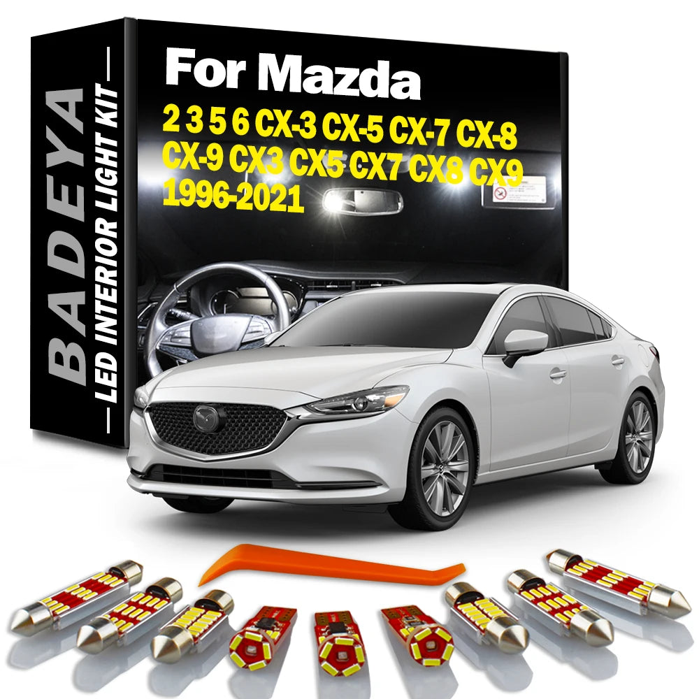 Canbus Car LED Interior Light Kit For Mazda 2 3 5 6 CX-3 CX-5 CX-7 CX-8 CX-9 CX3 CX5 CX7 C