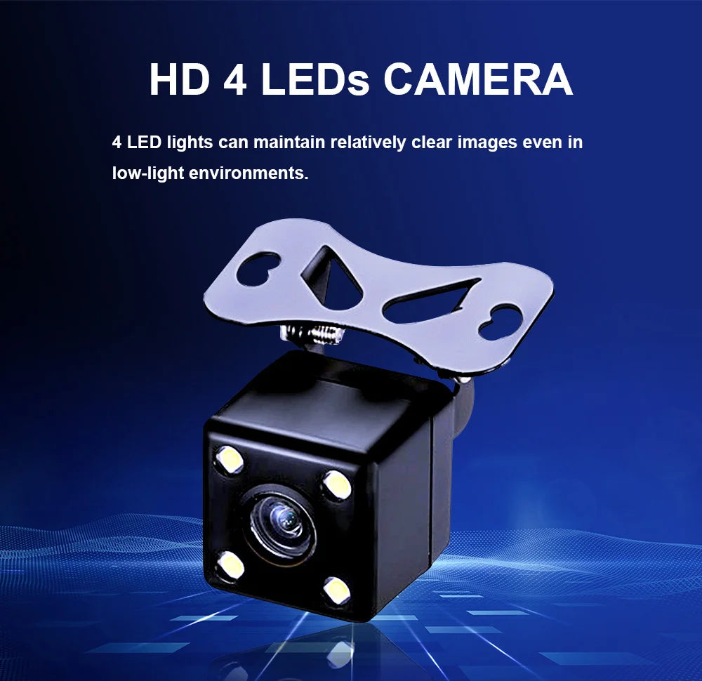 OEM For Android Car Multimedia Player 8LED 4LED AHD Rear Reversing Camera
