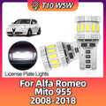W5W T10 No Error Canbus LED Interior Parking Lamp License Plate Light For Alfa Romeo Mito