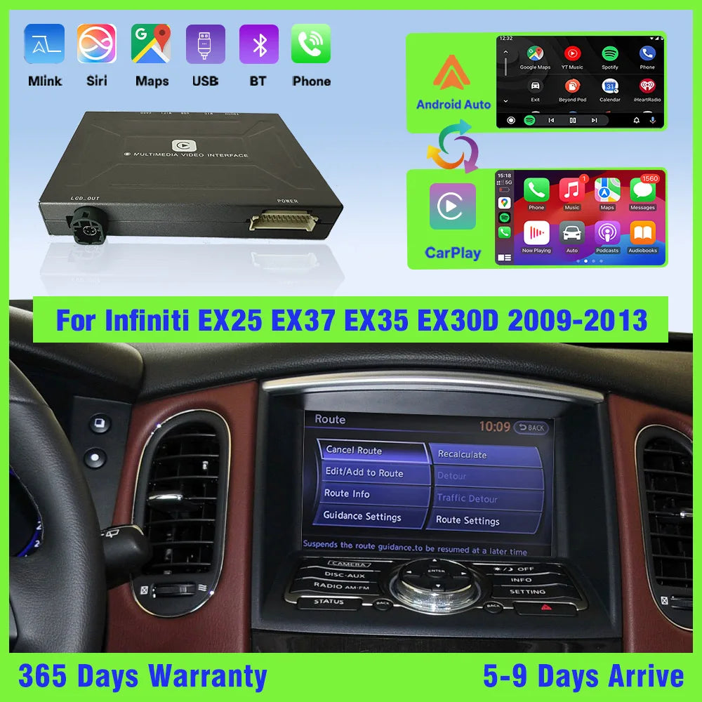 RGB - Ambient Light - for Infiniti EX35 EX37 EX25 - App Control - Car Interior Lighting