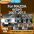 Roadsun LED HB4 H9 Bulbs 30000Lm Super Bright Car Lights For MAZDA 6 GH 2007 2008 2009 201