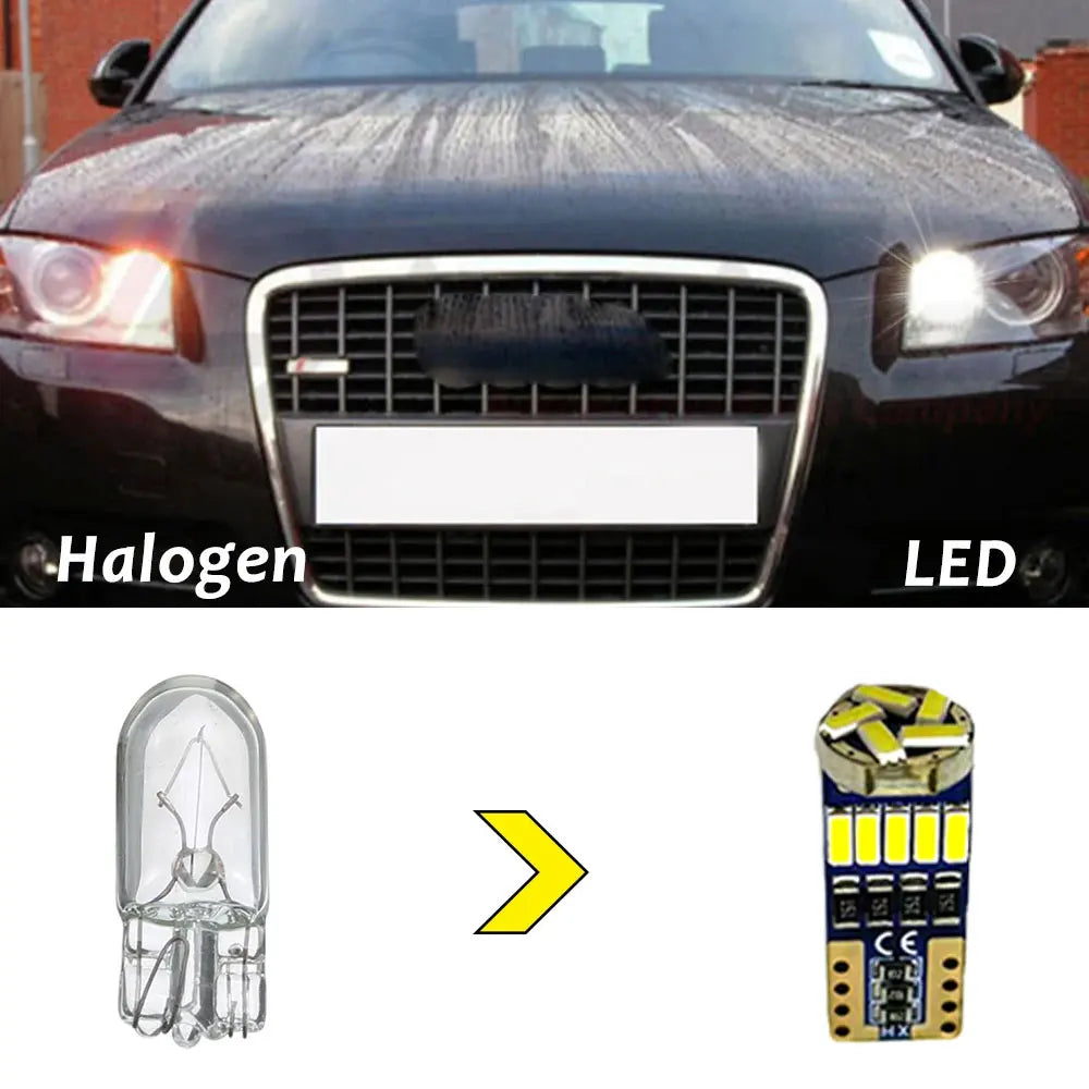 2-Piece LED Interior Light Kit for Ford Focus 1 2 3 1998- 2012 - Canbus Dome Map Door Trunk Bulbs | AUTOKITSHOP