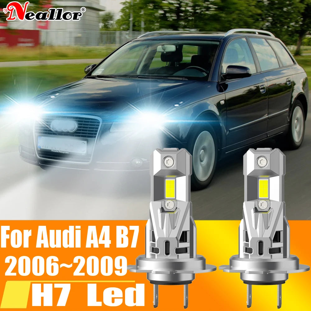 High Power H7 Led Headlight Canbus No Error H18 Car Bulb 6000K White Light Moto Diode Lamp