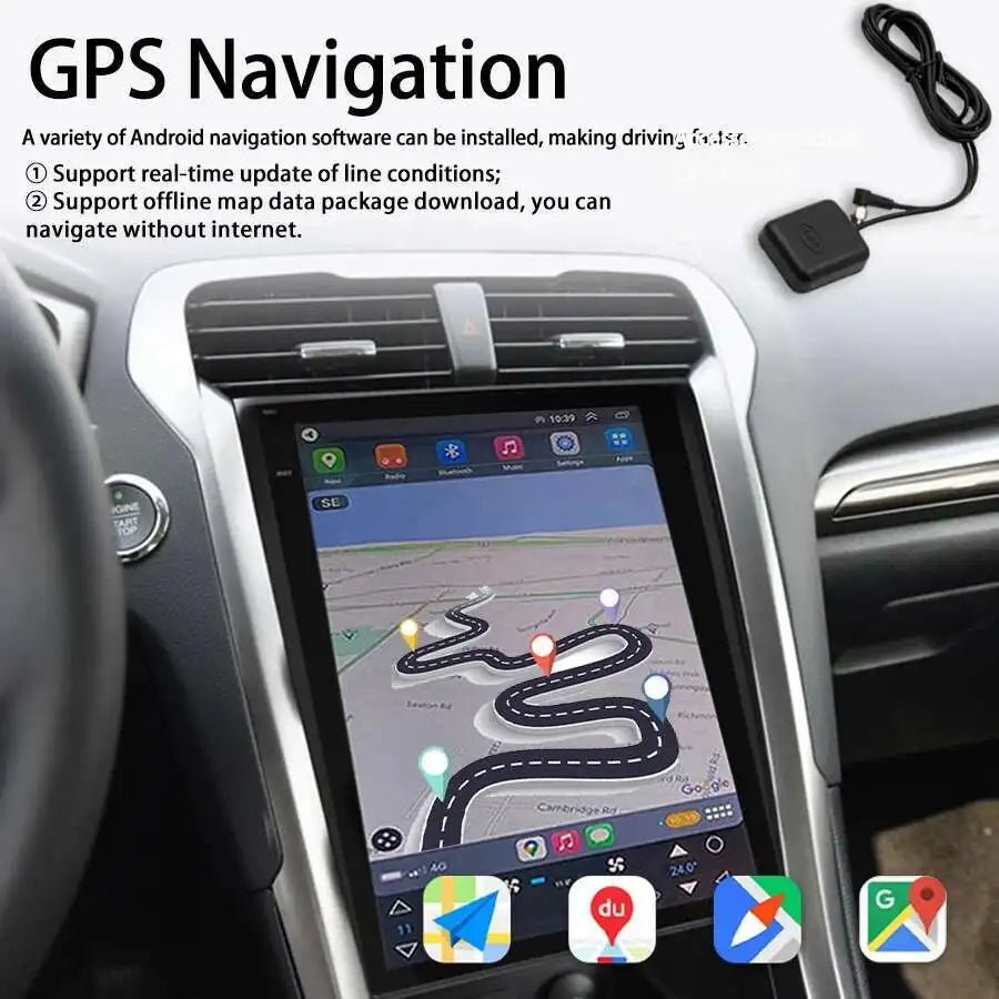 256GB For Ford Mondeo Fusion MK5 Radio Android 14 Multimedia 2013-2019 GPS Navi Head unit