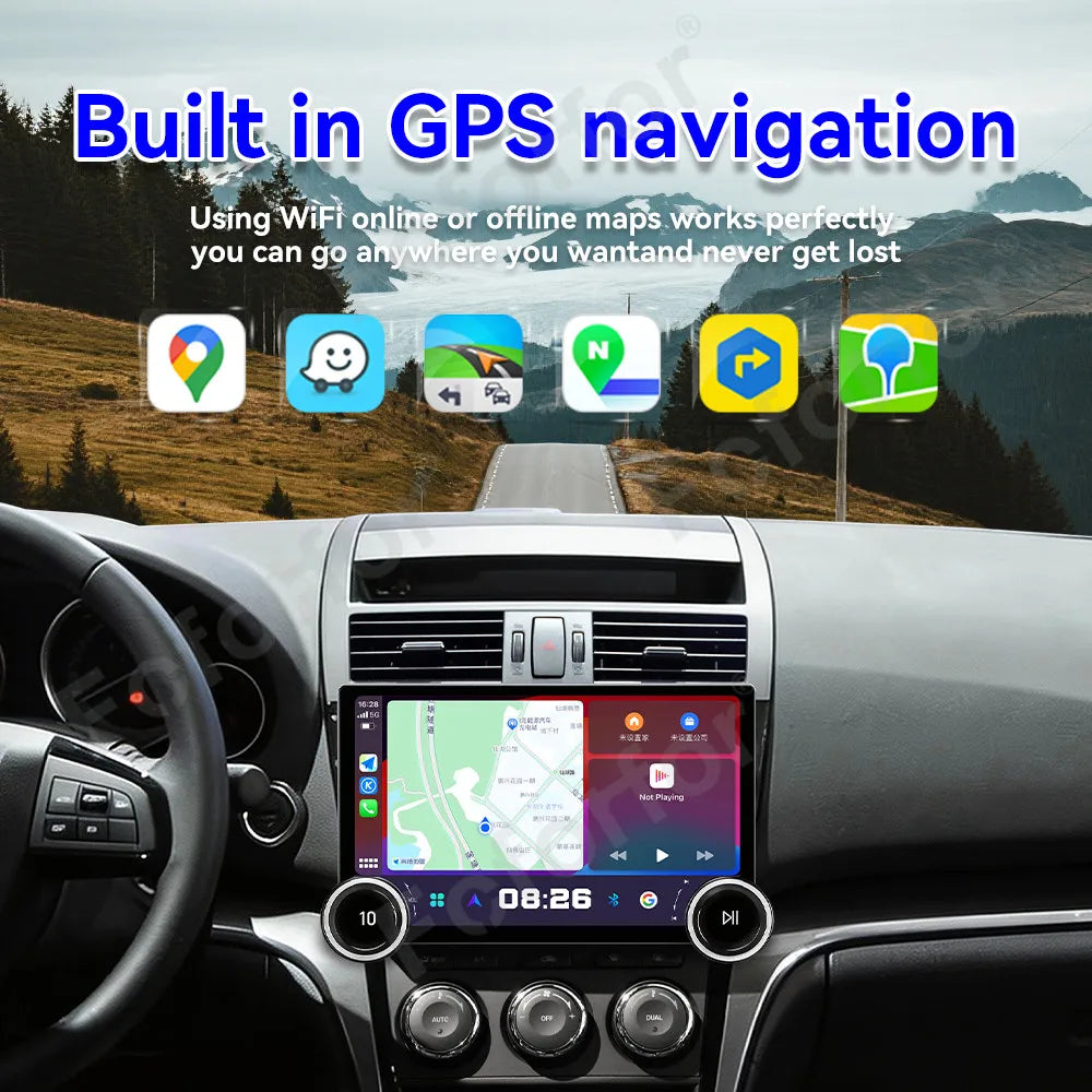 Top Grade Premium Elite 11.5 Inch Android 15 Ultra Clear HD Touch Wireless CarPlay GPS Mul