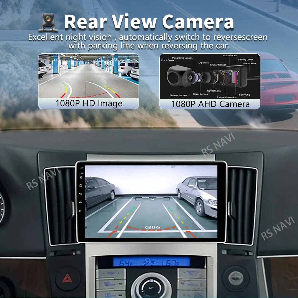 Android 16 For Hyundai Veracruz ix55 2006 -2015 2K QLED Android Car Radio Multimedia Video