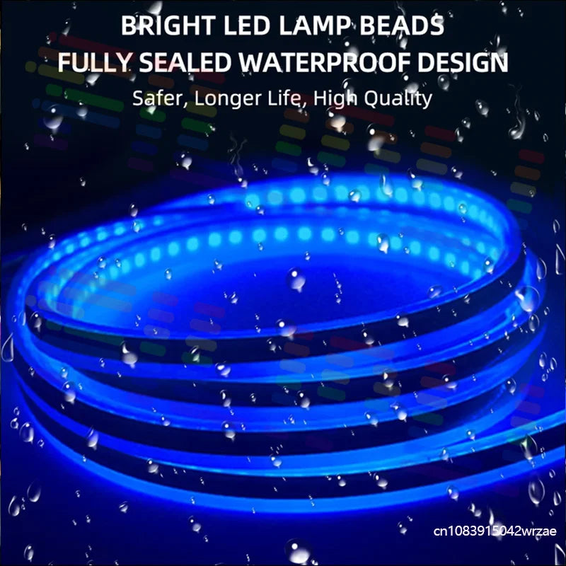 1.5M Monochromatic LED Daytime Runn Lights Sequential Scann Startup Effect Hood Accent Lig | AUTOKITSHOP