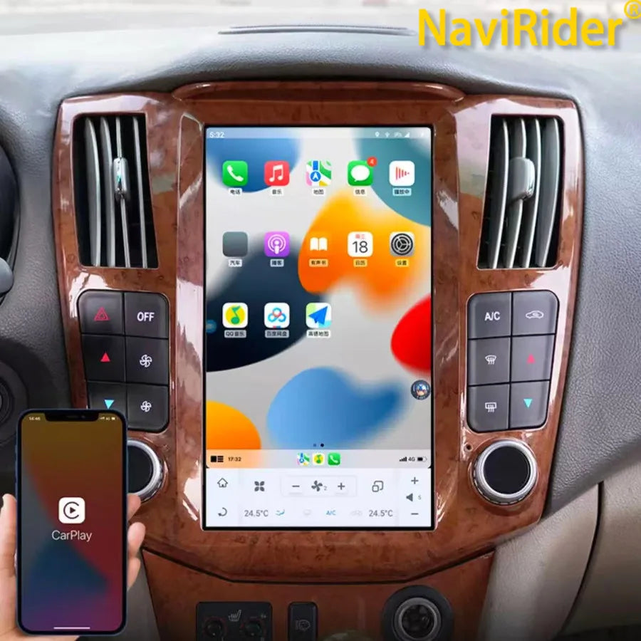 For Lexus RX330 RX300 RX350 RX400h 2004-2008 Toyota Harrier 11.8inch Android Screen GPS Na | AUTOKITSHOP