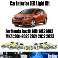 LED Interior Light Kit for Honda Jazz Fit MK1 MK2 MK3 MK4 2001- 2021 - Canbus Dome Map Door Trunk Bulbs | AUTOKITSHOP