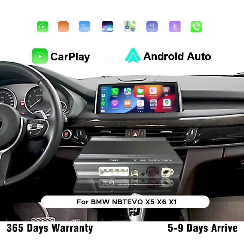 Wireless CarPlay For BMW NBT EVO X5 F15 X6 F16 2014-2020 X1 F48 2016-2020 With Android Mir