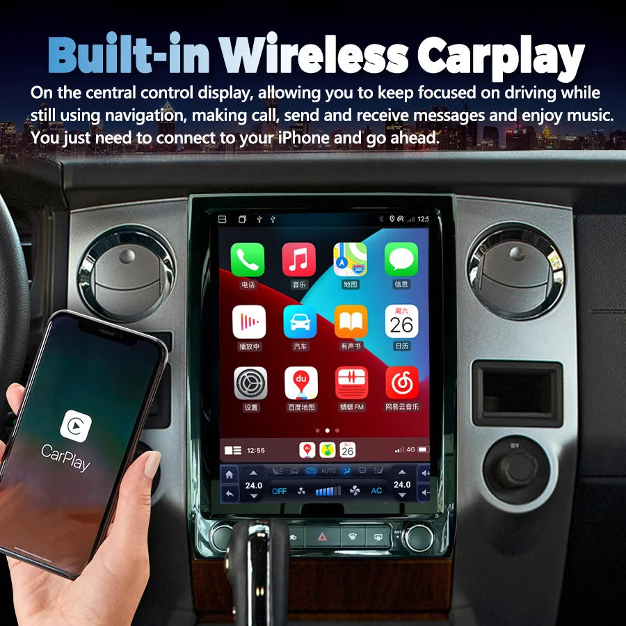 Car Android Radio For Ford Expedition 2015 2016 2017 GPS Navigation Multimedia Head Unit V | AUTOKITSHOP