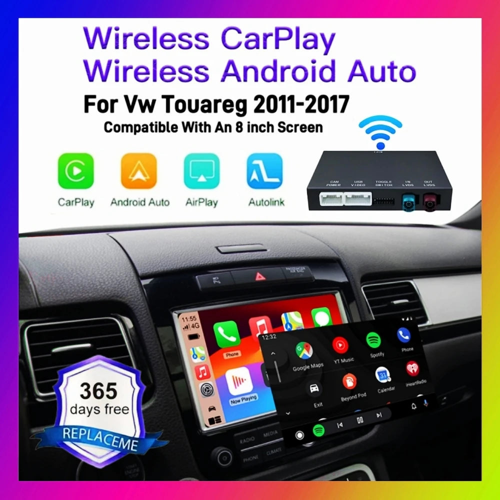 LEXXSON Wireless CarPlay Interface For Volkswagen Touareg RNS850 2010-2018 with Android Au | AUTOKITSHOP