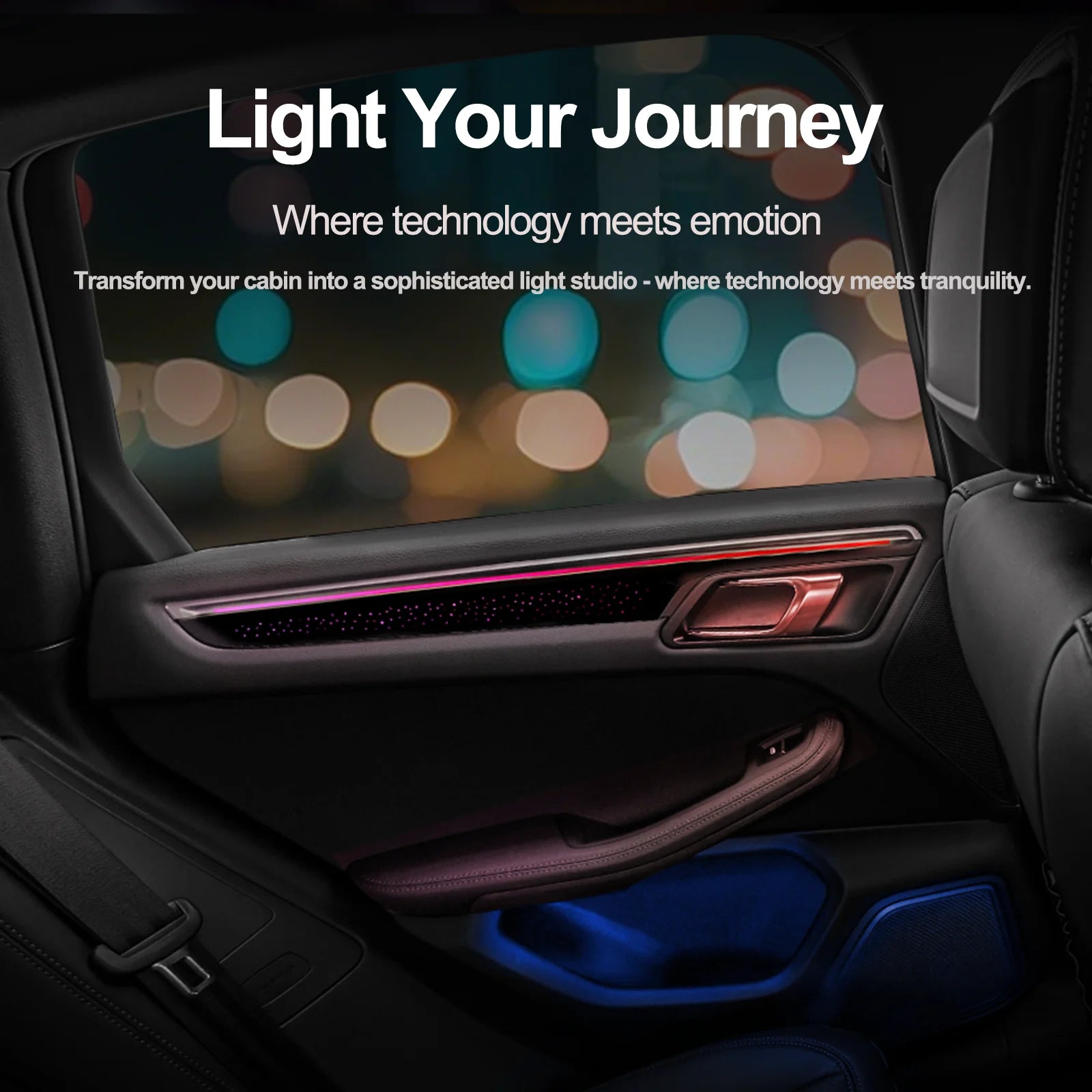 RGB - Ambient Light - for Porsche 2014-2024 - Car Interior Lighting