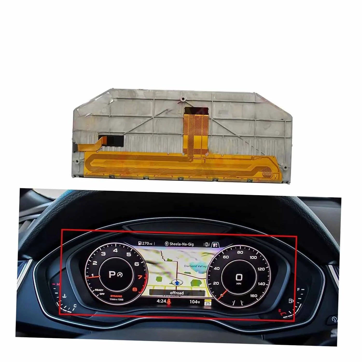 12.3 Inch Display Virtual Cockpits Instrument LAM1233555C For Audi A3 A4 A6 Q5 Q7 TT S3 S4