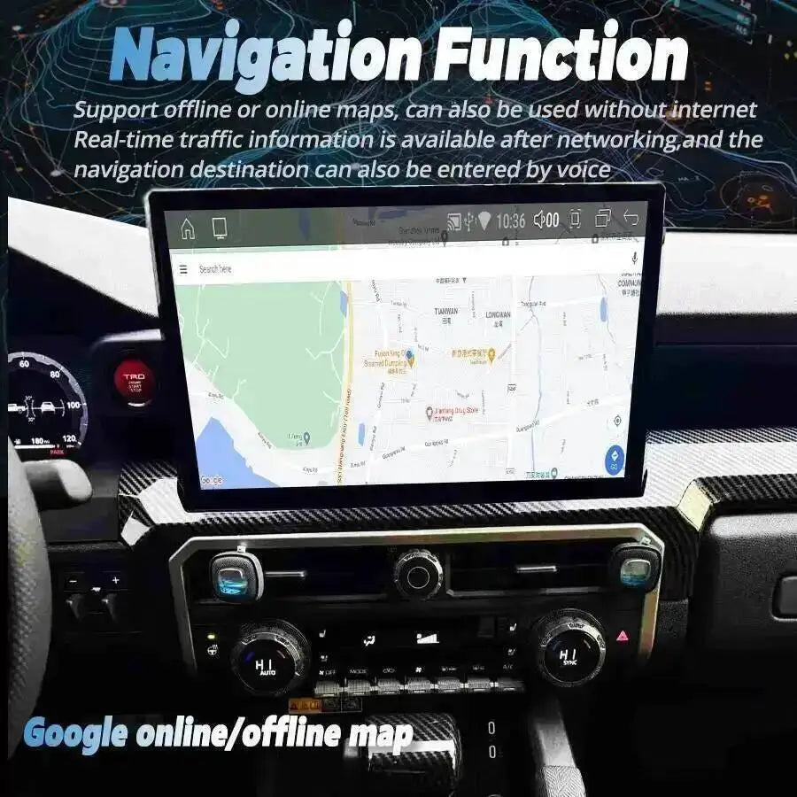 For TOYOTA TACOMA 2024 2025 Multimedia Video Player 12.3inch Android Screen Car Radio CarP | AUTOKITSHOP