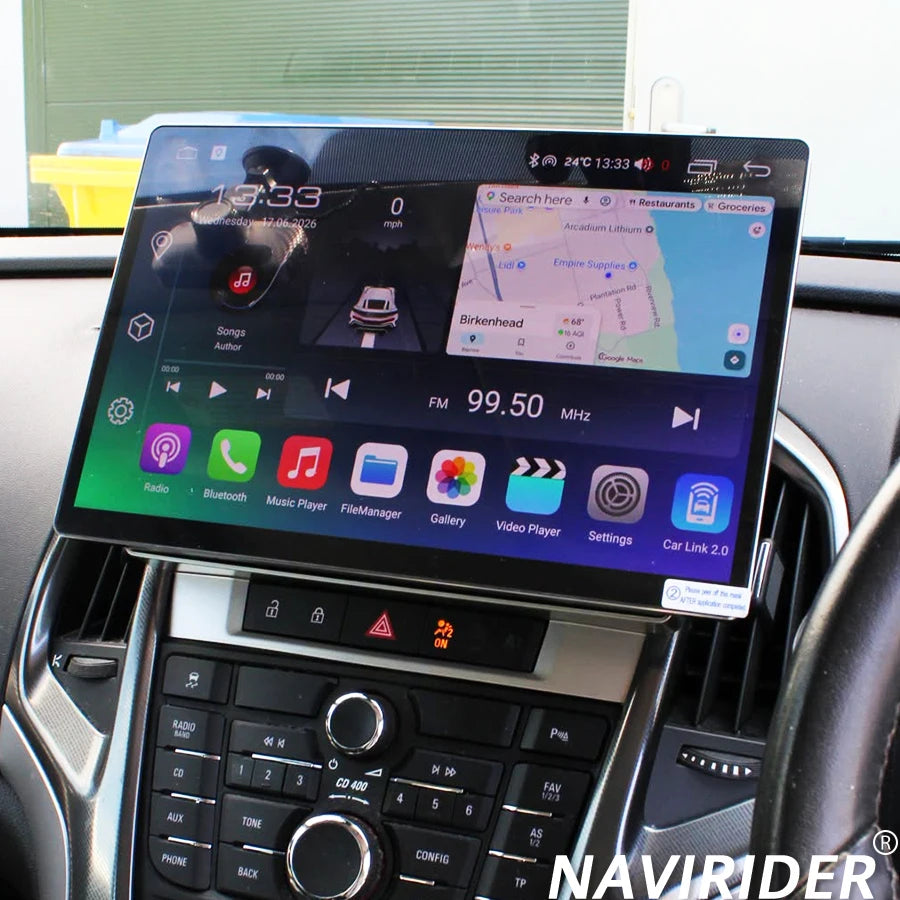 12.5" Android 15 Car Radio Auto GPS Navigation Multimedia Player For Opel Astra J Vauxhall | AUTOKITSHOP
