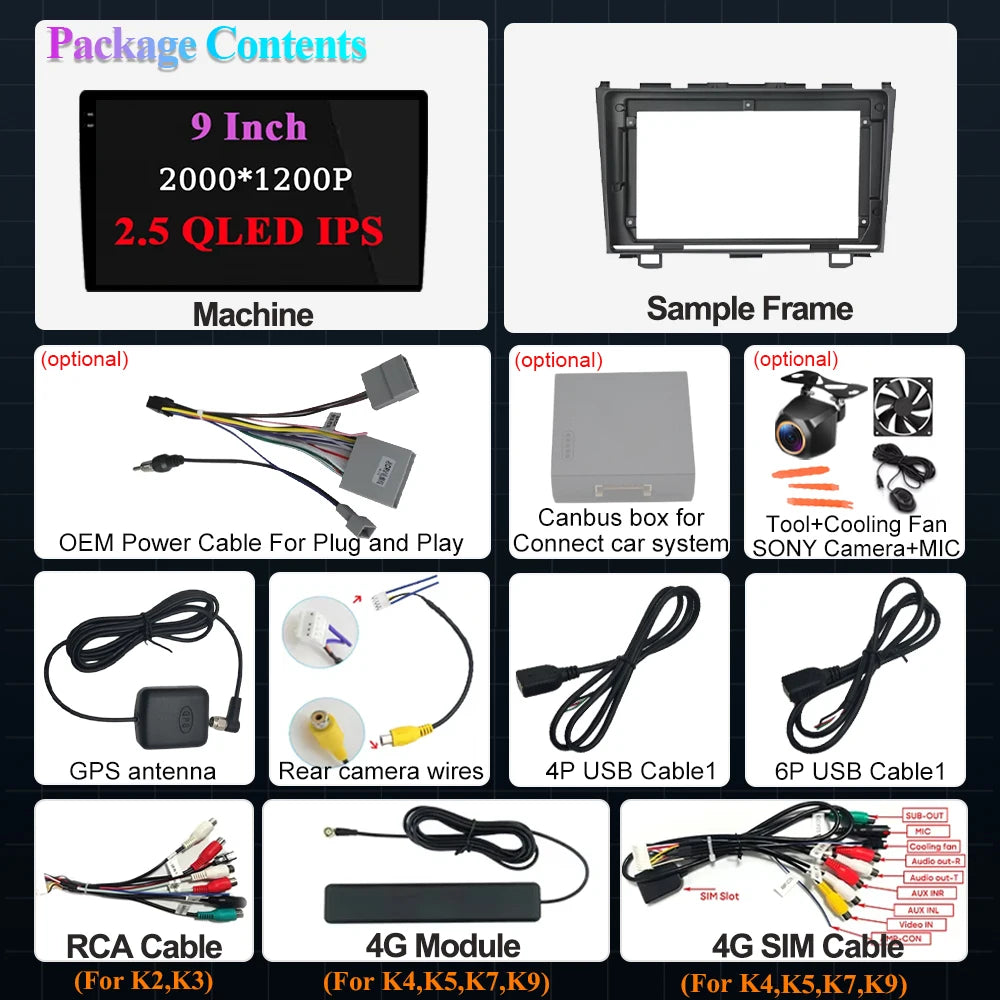 Android 16 Car Radio For Honda Cr-v 3 Re Crv 2007-2011 Multimedia Video Player 2 Din Navig | AUTOKITSHOP