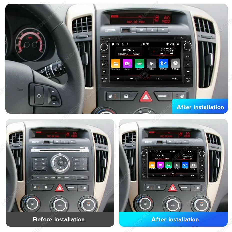 For KIA CEED 2010 2011 2012 Venga 10-16 Carplay WIFI Stereo 7" Car Radio Android All in On | AUTOKITSHOP