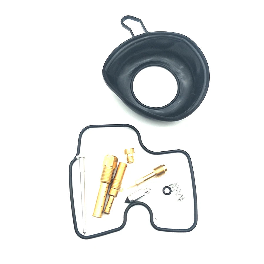 4 Sets Carburetor Repair Kit Jet Float Needle Valve Gasket Diaphragm Rebuild Set for Honda