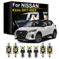 LED Interior Light Kit for Nissan Kicks - Canbus Error-Free Bulbs | AUTOKITSHOP