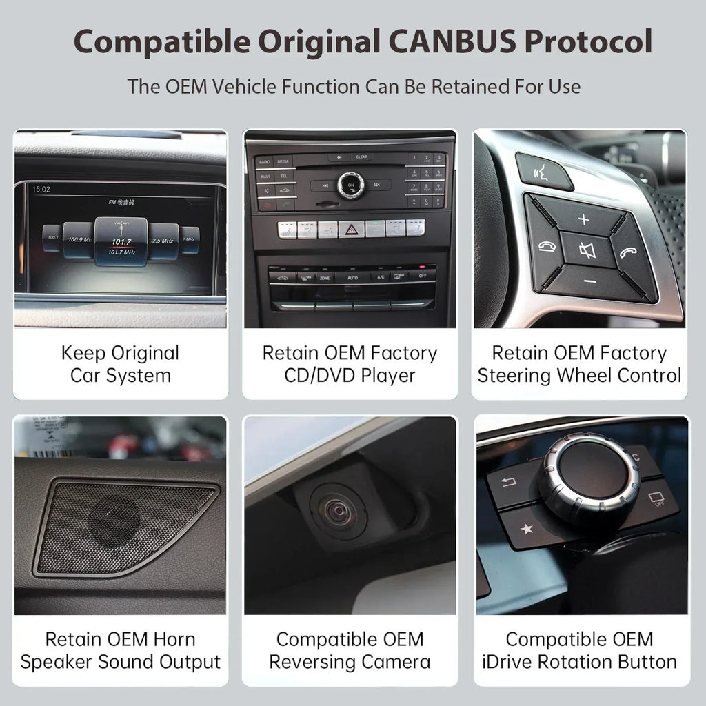 Wireless Carplay/Android Auto 12.3'' Touch screen Multimedia Radio Receiver for Mercedes B | AUTOKITSHOP