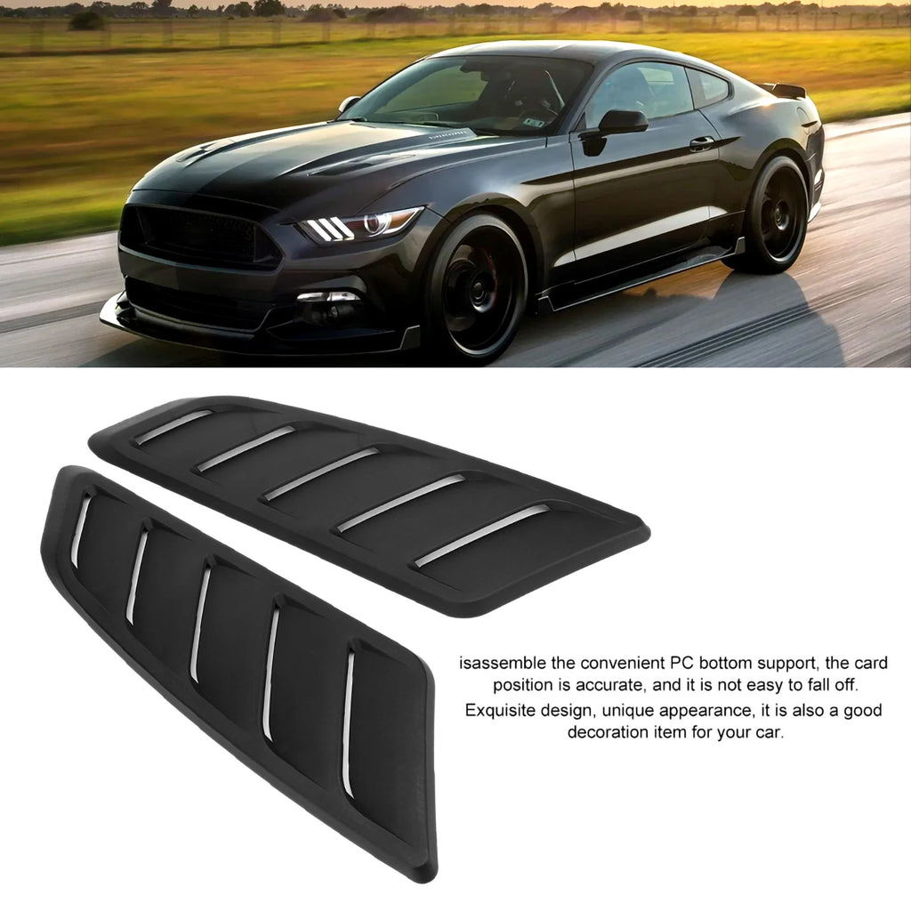 Car Auto Modification Hood Bonnet Vent Cover Fit for Ford Mustang 2015-2017 Bonn for Ford 2015-2017 - Automotive LED Lig