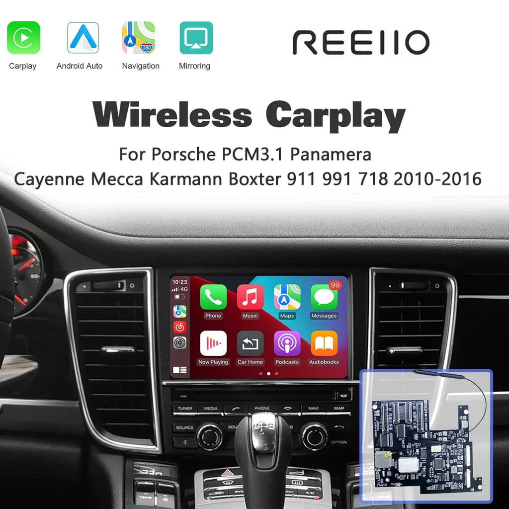 for Porsche PCM3.1 Panamera Cayenne Cayman Macan 911 991 718 Accessory Wireless CarPlay An