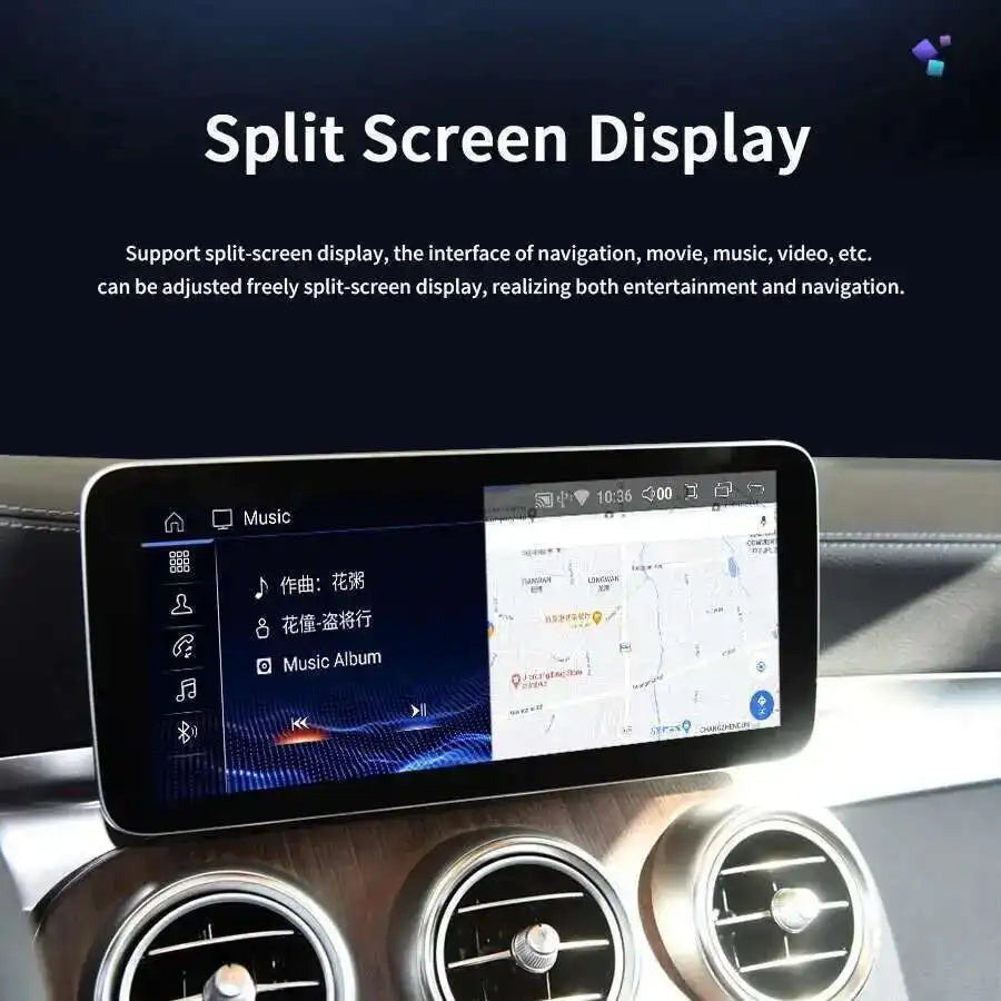 Car Radio For Benz X-Class X250 X350d W470 X200 X220d 2017-2020 GPS Android 14 2400x960 Ca | AUTOKITSHOP