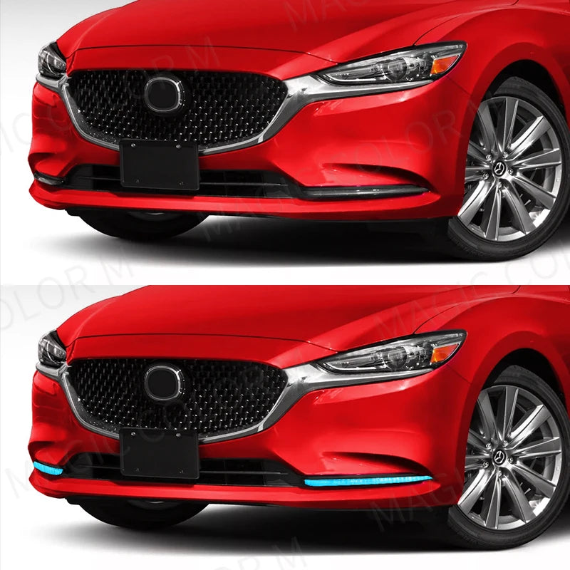 For Mazda 6 Atenza 2018 2019 2020 2021 Daytime Running Lights LED DRL Turn Signal Fog Lamp | AUTOKITSHOP