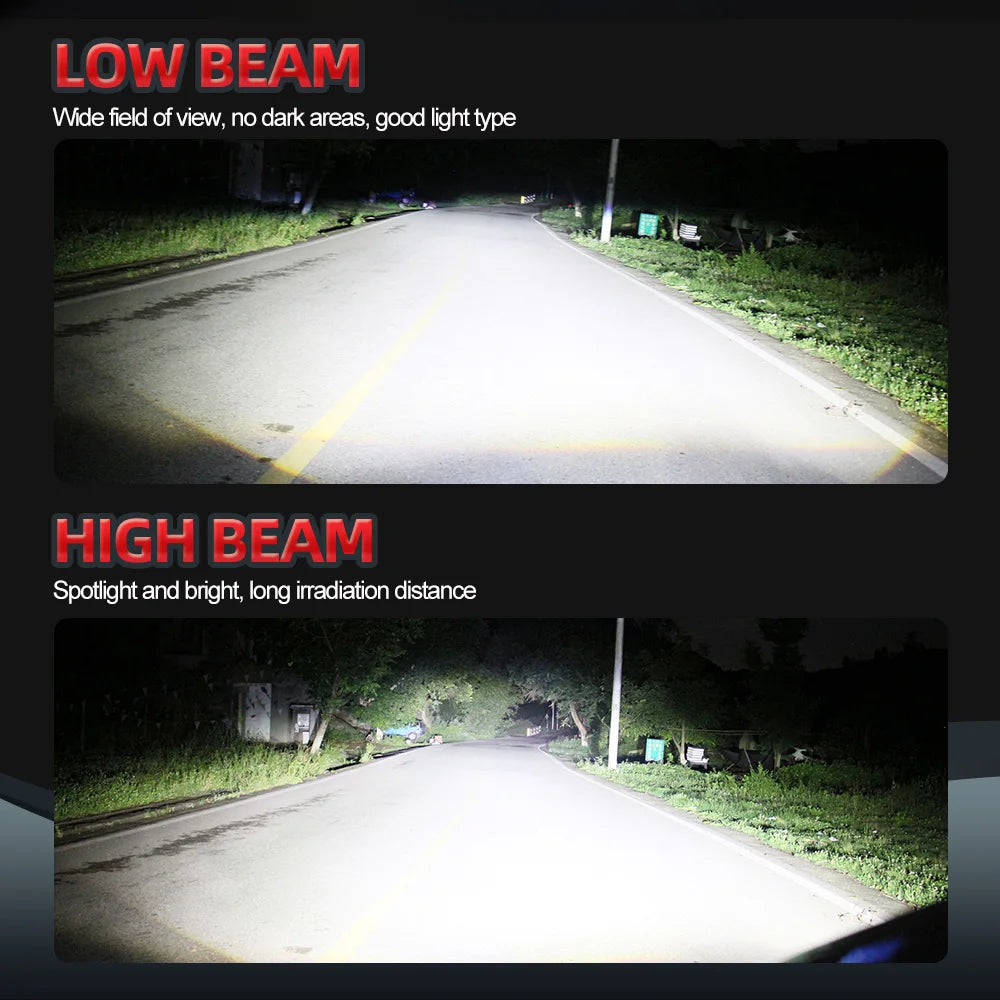 H7 LED Car Headlights Auto Headlamps 150W 30000LM 6000K White Plug and Play 12V For VW PAS