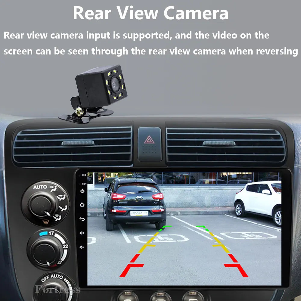 9”Android 16 Carplay Auto Car Radio Multimedia Player For Honda Civic 7 2000-2006 Navigati