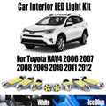 10-Piece LED Interior Light Kit for Toyota RAV4 2006- 2010 - Canbus Dome Map Door Trunk Bulbs | AUTOKITSHOP
