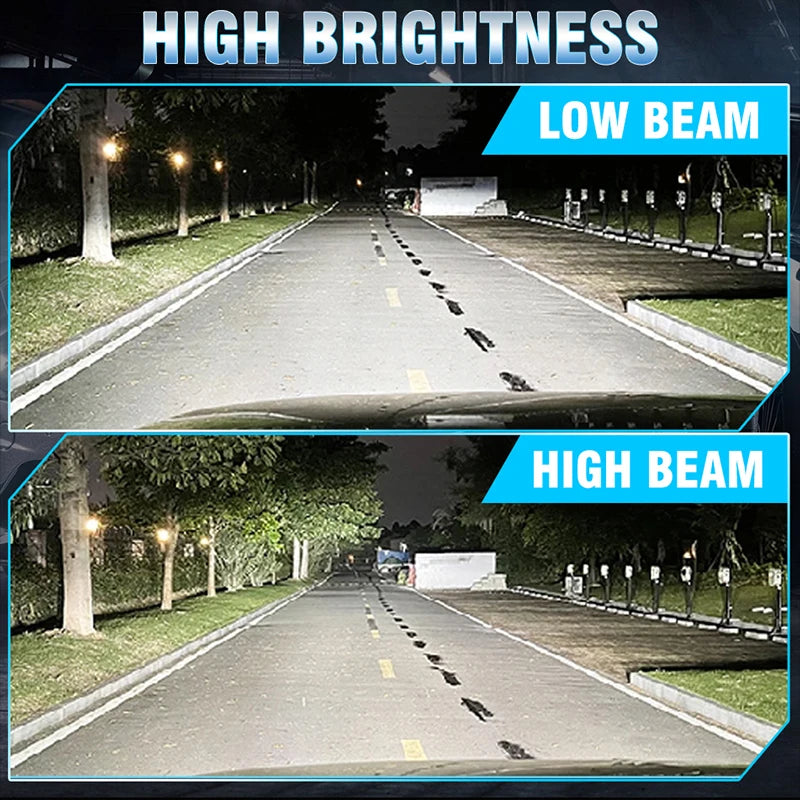 2X Powerful CANBUS H1 H7 H4 H11 LED Headlights High Power H8 H9 HB3 HB4 9005 9006 9012 908