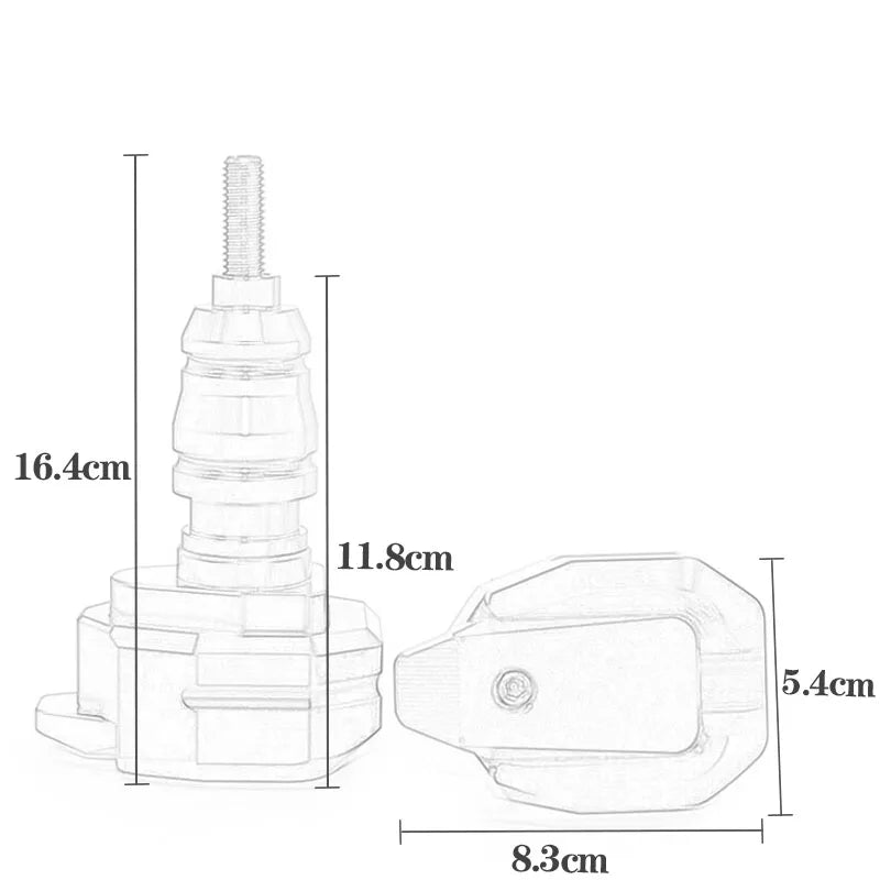 For YAMAHA YZF-R7 YZF R7 YZF R7 2021 2022 Motorcycle CNC Falling Protection Frame Slider Fairing - Automotive LED Light