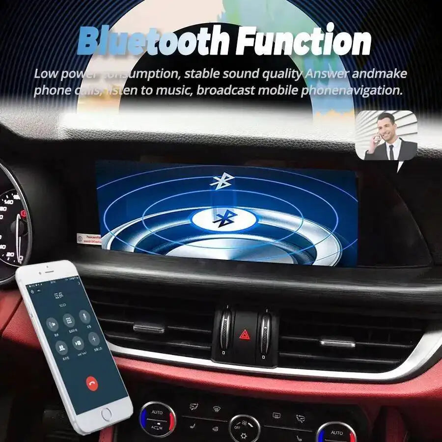 256GB Car Multimedia Video Player For Alfa Romeo Stelvio Giulia 2016-2024 Stereo Carplay A | AUTOKITSHOP