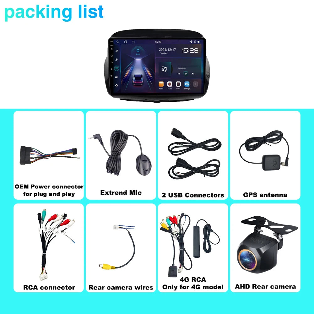 Android 15 WIFI 5G Car Radio For Honda FRV FR-V EDIX 2004 - 2009 Auto Multimedia Carplay P