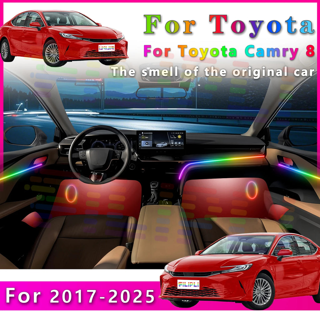 RGB - Ambient Light - for Toyota Camry 2017-2025 - App Control - Car Interior Lighting | AUTOKITSHOP