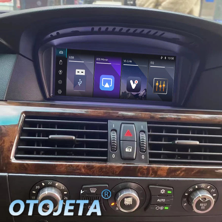 8.8" Linux CarPlay Android Auto For BMW 5 Series E60 2006-2011 Car Radio Multimedia Video