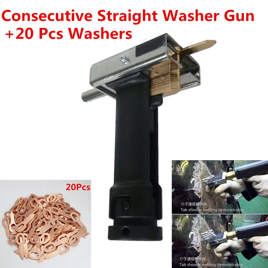 Dent Puller Rings Tab Shooter Kit Reload Spot Welding Washer Car Body Repair Gun