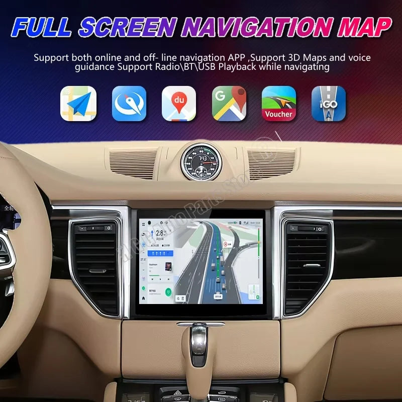 8.4'' Android Car Stereo Radio Multimedia Player Head Unit For Porsche Macan 2014-2017 4G