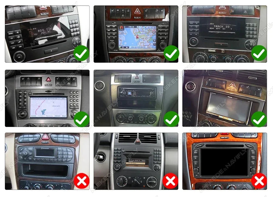 Android 14 Car Radio for Mercedes-Benz C-Class W203 W209 C180 C200 C220 C230 Carplay AUTO  | AUTOKITSHOP