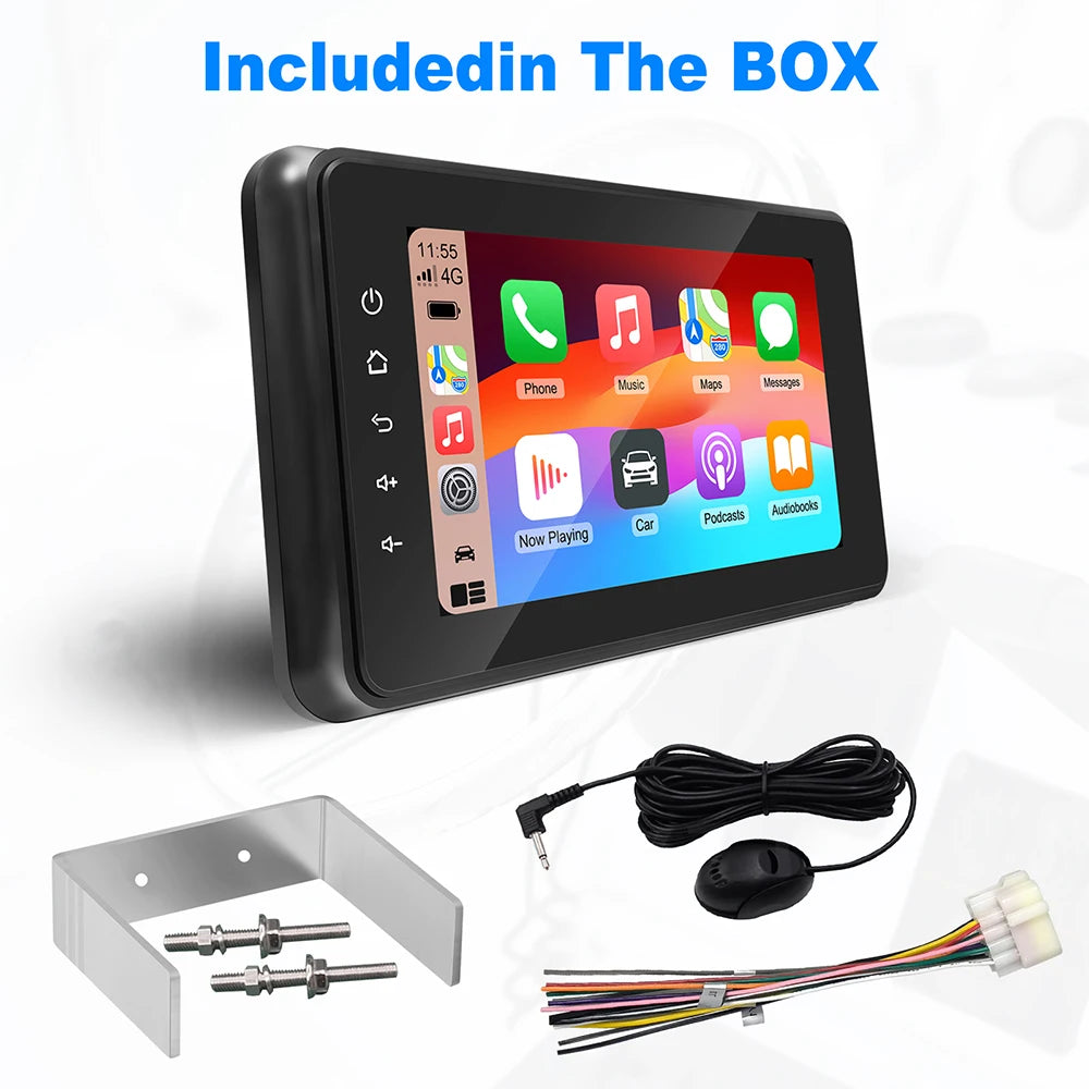 8 Inch Marine Waterproof Multimedia Player Wireless CarPlay IPX6 Bluetooth Marine Stereo f | AUTOKITSHOP