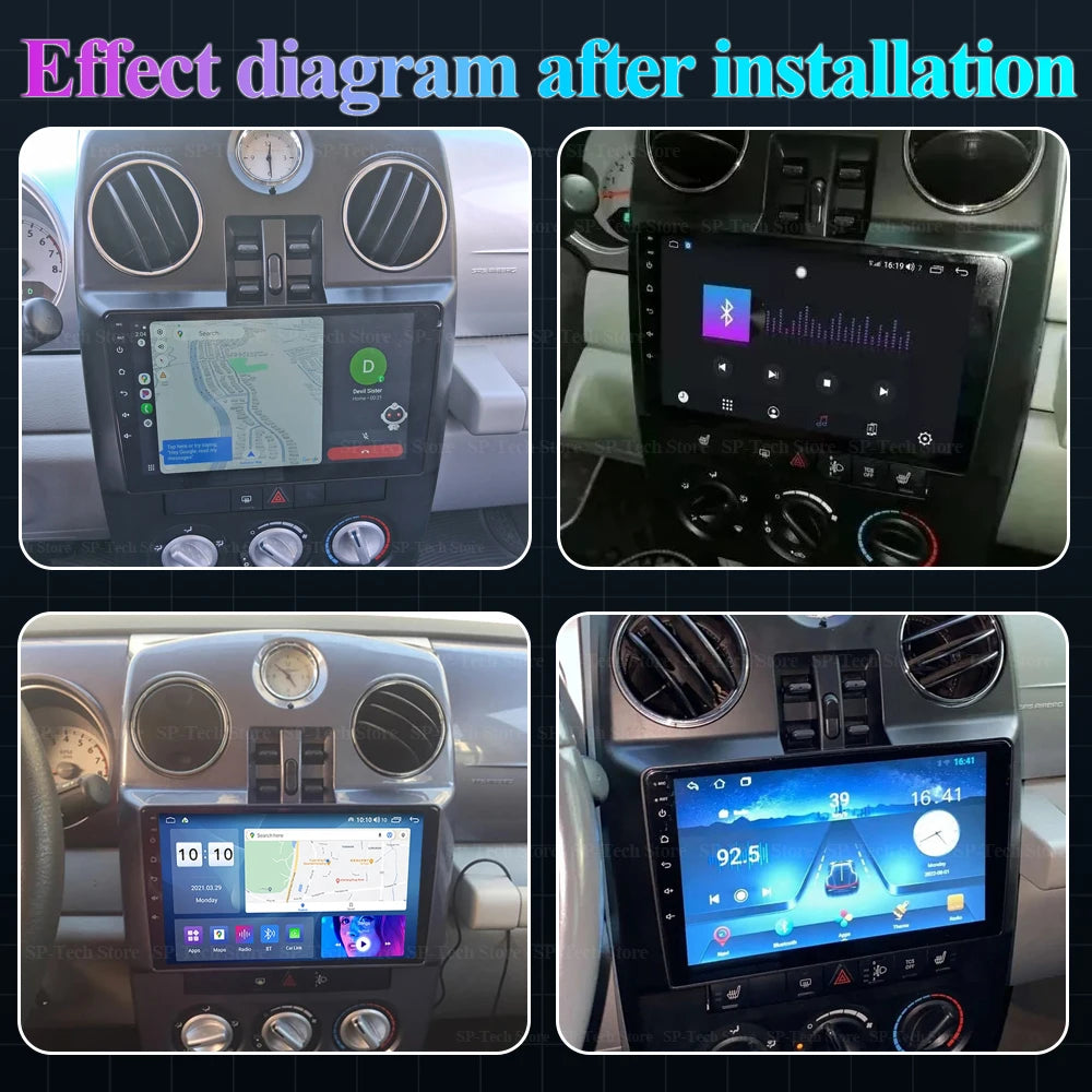 Android 16 For Chrysler Pt Cruiser 2000-2010 Carplay Auto Car Radio Multimedia Player Auto | AUTOKITSHOP
