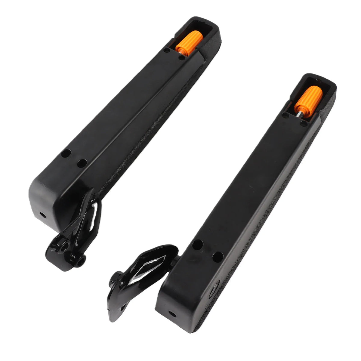 2Pcs Truck Seat Arm Rest Black Armrest Car Adjustable Seat Armrest Shock Resistant PU Sponge Uni - Automotive LED Light