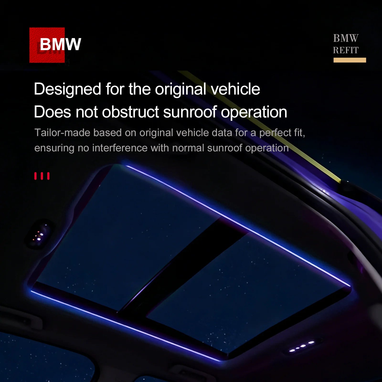RGB - Ambient Light - for BMW G60 G68 2024-2025 - Car Interior Lighting