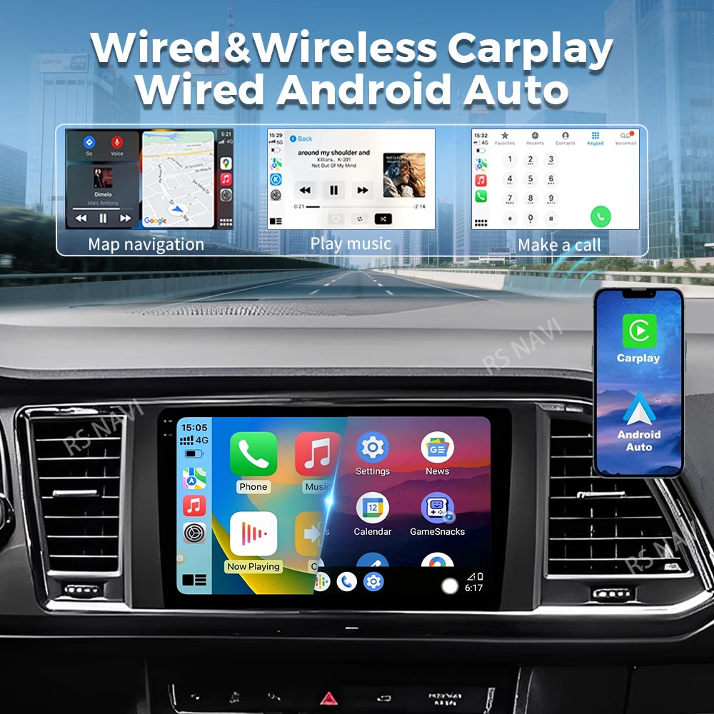 Android 16 For Seat Ateca Cupra 2016 - 2023 2K QLED Android Car Radio Multimedia Video Pla