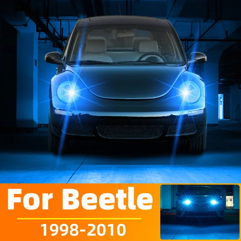 2-Piece LED Interior Light Kit for VW Volkswagen Beetle Accessories 1998-2010 - Canbus Dome Map Door Trunk Bulbs | AU...
